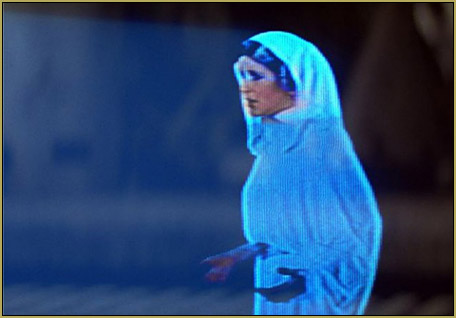 Like the Star Wars Princess Leia projection, you can make your OWN holographic effect. Like the Star Wars Princess Leia projection, you can make your OWN holographic effect.