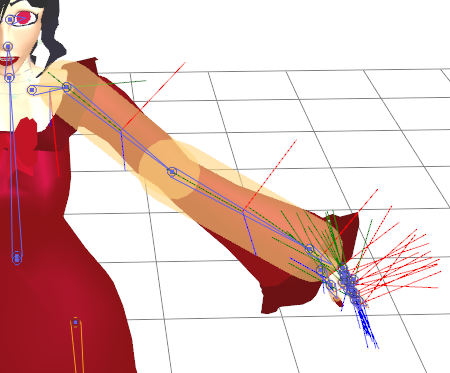 Left arm with bodies Left arm with bodies